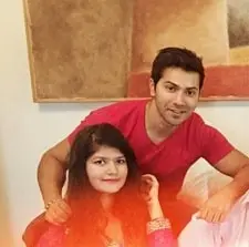 varun dhawan with niece anjini dhawan