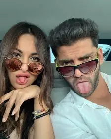 zaheer iqbal with sonakshi sinha