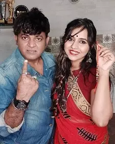 dhwani pawar with her father vip comedian