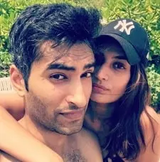 erika packard with her boyfriend shardul mehta