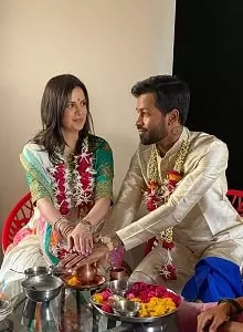 hardik pandya and natasa stankovic marriage picture