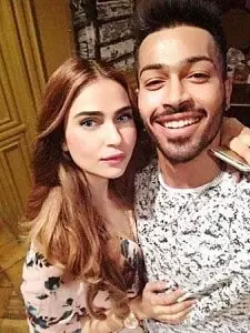hardik pandya with lisha sharma