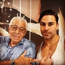juan carlos mendez with son carlo mendez