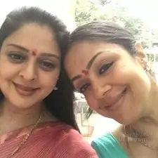 nagma with sister jyothika