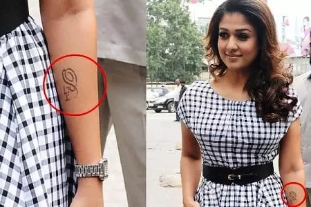 nayanthara prabhu deva tattoo