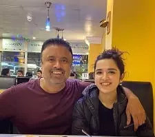 shirley setia with father raj setia