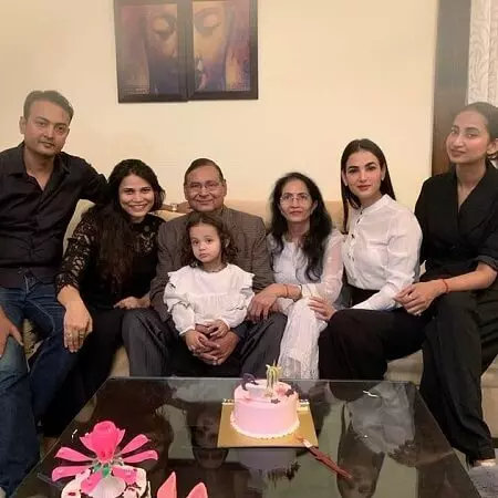 sonal chauhan family picture