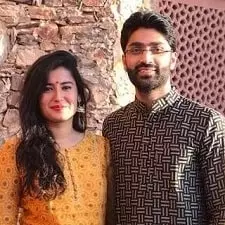 sriti jha with her brother shashank jha