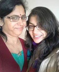 sriti jha with her mother rita jha