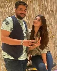 akanksha puri with her brother amitesh puri