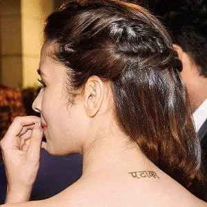 alia bhatt tattoo