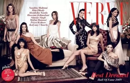 nandita mahtani on the cover of the verve magazine