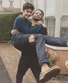 vidyut jammwal with nephew aryan kapur