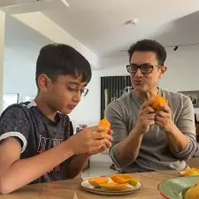 aamir khan with his son azad rao khan