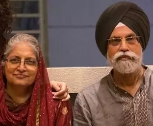 dilmohan singh pannu with wife nirmaljeet pannu