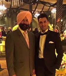 gurfateh singh pirzada with his father gurlal pirzada