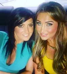 lauren goodger with sister nicola goodger