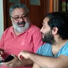 mayank pahwa with his father manoj pahwa