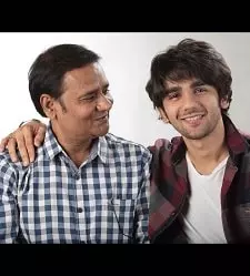 prit kamani with his father haren kamani