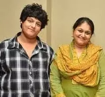 ruhaan kapur with his mother supriya pathak
