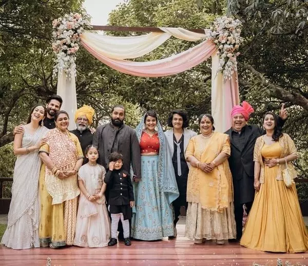 sanah kapur and mayank pahwa marriage picture