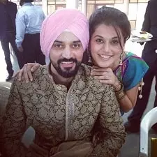 taapsee pannu with cousin tej bhinder