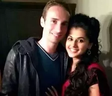 taapsee pannu with mathias boe