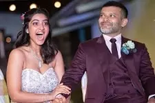 zayn marie khan and abhishek saha marriage picture