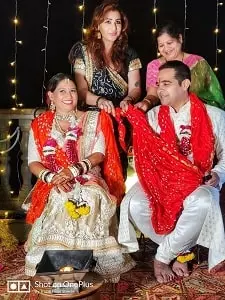 ashutosh shinde and trupti patel shinde marriage picture
