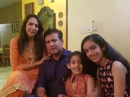 jyoti paul mohan family picture