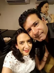 jyoti paul mohan with her husband aashish mohan