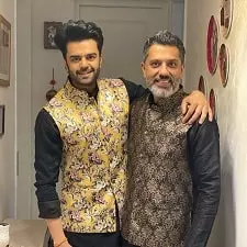 manish paul with his brother vevek paul