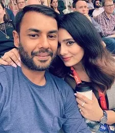 mayanti langer with her husband stuart binny