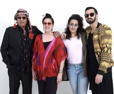 ranjeet with his family