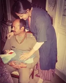 sanjiv langer with his wife preminda langer