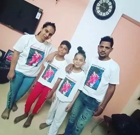 tejas varma with his family