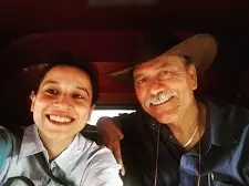 tillotama shome with her father-in-law howard ross