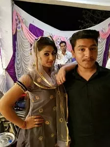 gori nagori with her brother ikka malik