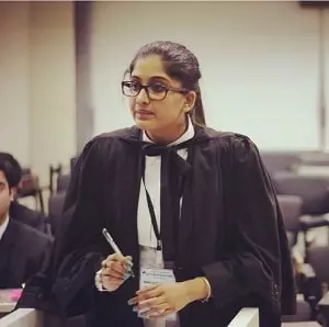 nimrit kaur ahluwalia as a lawyer