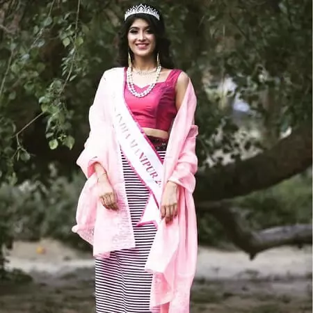 nimrit kaur ahluwalia as miss manipur 2018