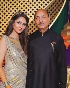 purva rana with her father virender rana