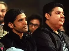 sajid khan with his cousin farhan akhtar