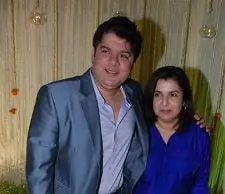 sajid khan with sister farah khan
