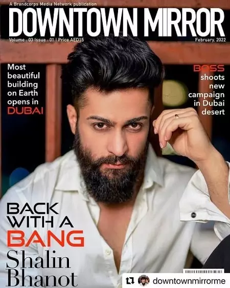 shalin bhanot on cover page of downtown mirror