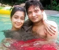 tina datta with mahesh kumar jaiswal