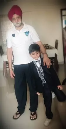 avtar ojagar singhwith his grandson jaydon-bhanot
