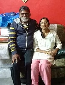 leela raj with her husband dorai raj
