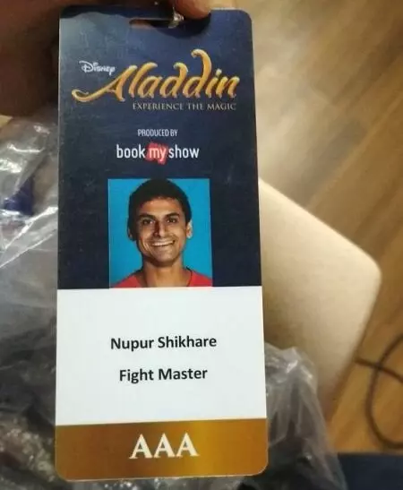 nupur shikhare aladdin fight master