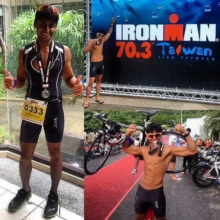 nupur shikhare in the ironman 70.3 taiwan