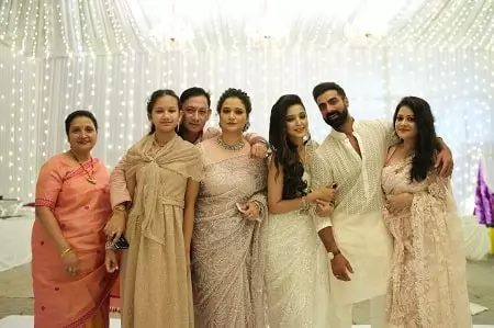 triveni barman with her family